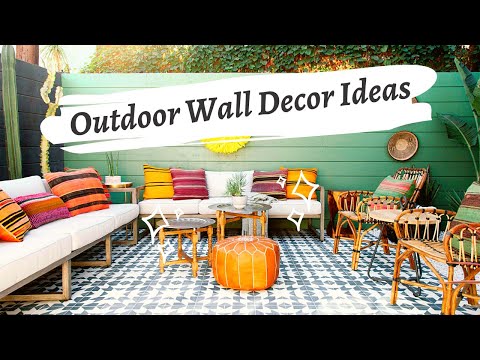 Ideas for Creating an Outdoor Accent Wall