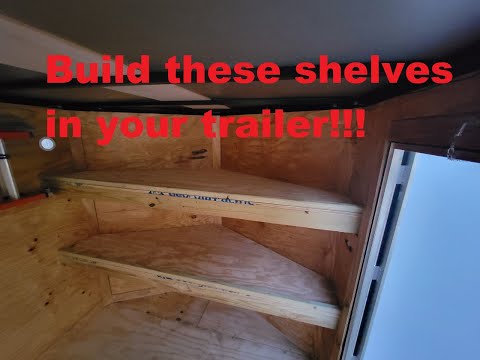 Ideas for Shelving in Enclosed Trailers