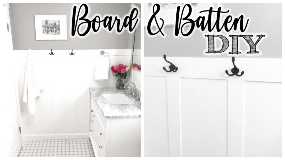 Upscale Retreat Transform Your Bathroom with Board and Batten