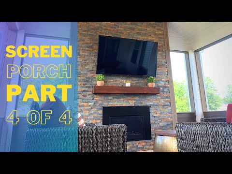 Ideas for Fireplace Designs on Your Screen Porch