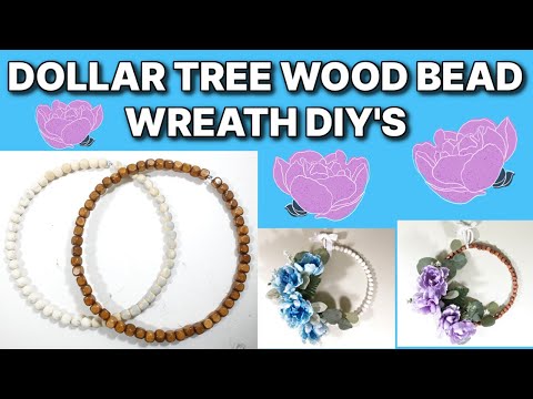 Ideas for Wood Bead Wreaths