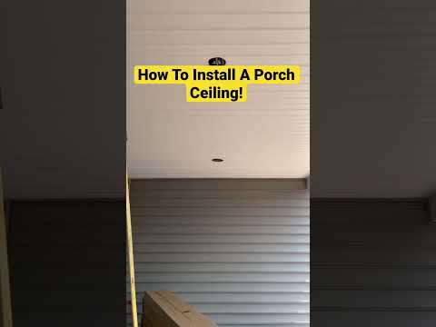 Affordable Ideas for Porch Ceilings