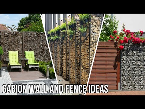 Ideas for Creative Gabion Fences