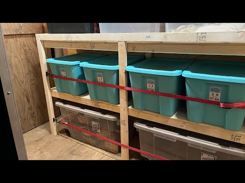 Ideas for Shelving in Enclosed Trailers