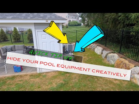 Creative Ways to Conceal Pool Equipment in Your Landscape