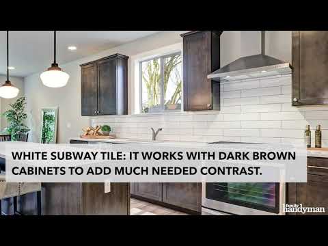 Inspiring Kitchen Backsplash Ideas for Dark Cabinets