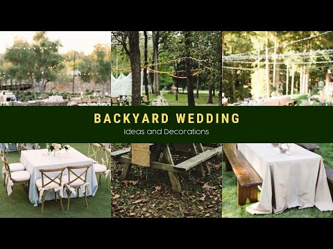 Outdoor Wedding Decor Ideas