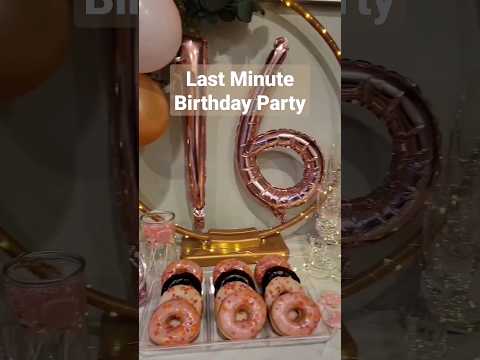 Last-Minute Birthday Celebration Ideas