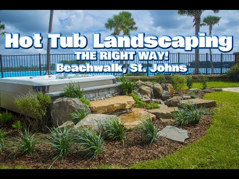 Ideas for Landscaping an Above Ground Hot Tub