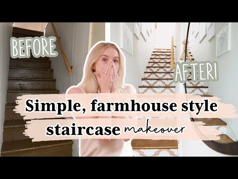 Ideas for Farmhouse Staircase Designs