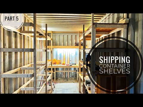 Ideas for Shelving in Shipping Containers