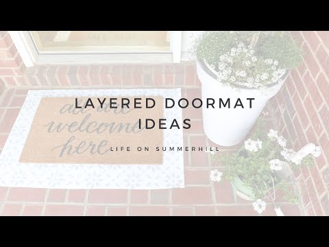Creative Ideas for Layered Door Mats