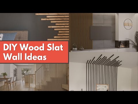 Ideas for Creative Wood Slat Wall Designs