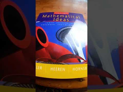 New Edition of Mathematical Ideas - 14th Edition